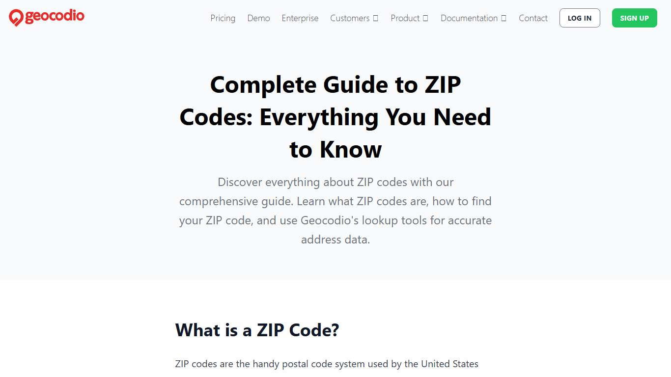 Complete Guide to ZIP Codes: Everything You Need to Know - Geocodio